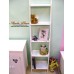 ชั้นวางของ ทรงบันได (Ladder Shelf) สีขาว ขนาด 40 x 25 x 160 ซม. 
